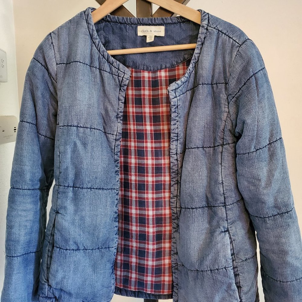 Cloth & Stone Chambray Jacket - Picture 5 of 8